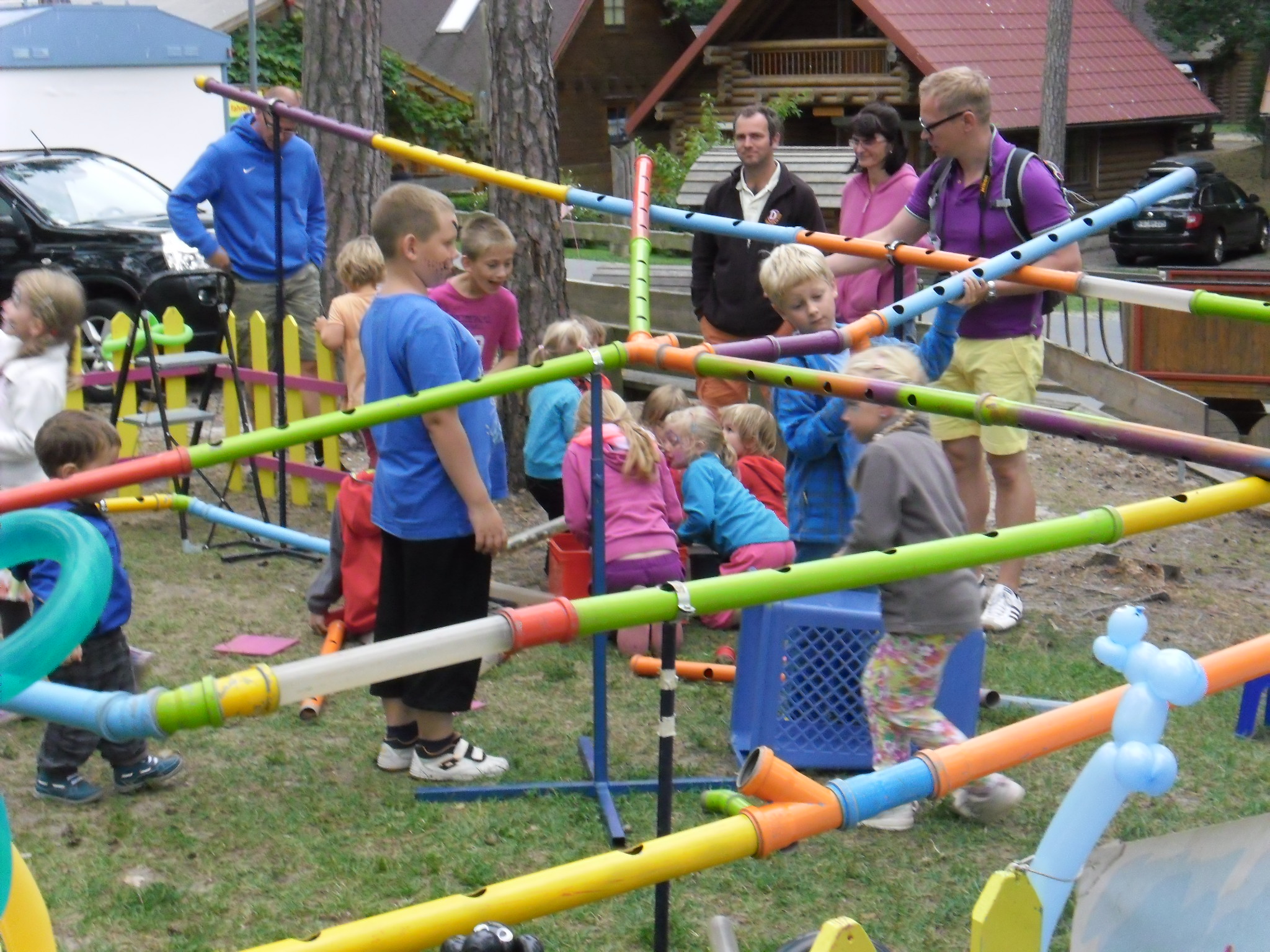 Kinderanimation auf Campingplatz in Mecklenburg Vorpommern an der Müritz